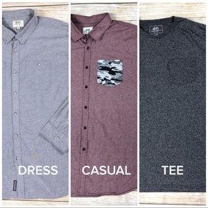 LOT Ecko UNLTD Dress, Casual, and T Shirt XXL